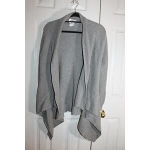 Vineyard Vines Women's Open Front Gray Cardigan